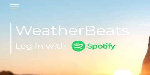 Weather Beats app